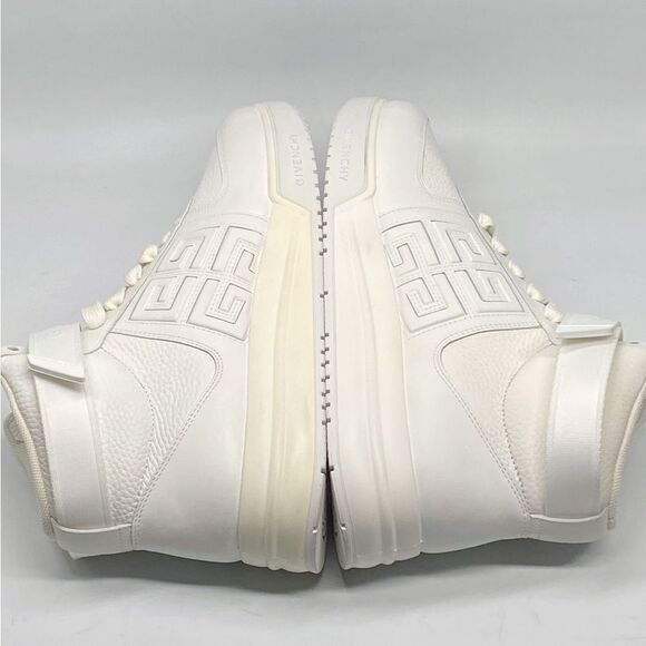 Givenchy G4 High Top Leather Sneakers size 42/us size 9 - Picture 9 of 14
